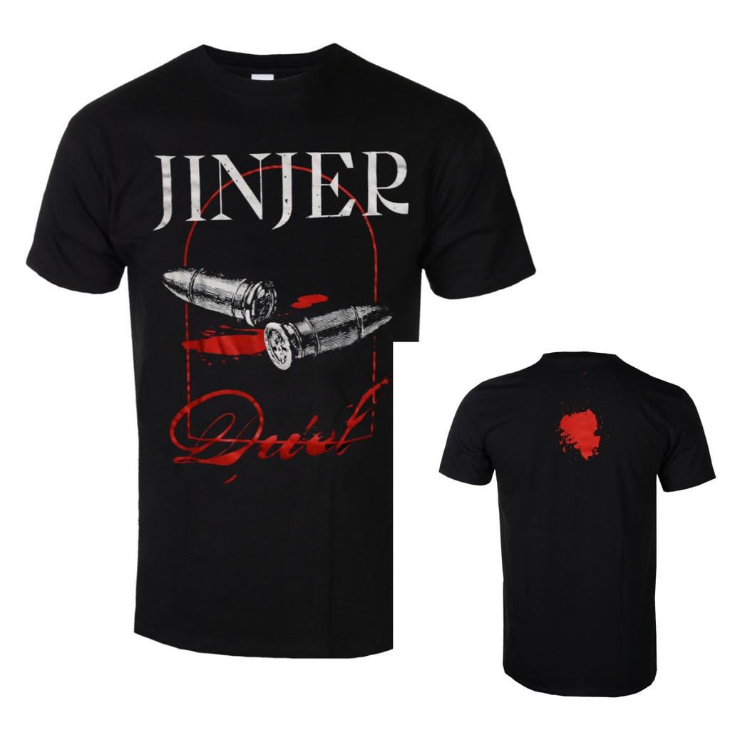 Hot Jinjer Graphic Cotton Tshirt Unisex Summer Short Sleeve Fashion Brand Tee Luxury Casual Vintage Tees
