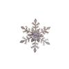 Elegant Rotating Snowflake Brooch: High-End Unisex Pin for Fashionable Sweater Decoration