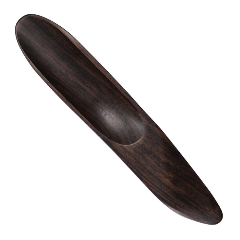 

High Quality Tea Accessories Chinese Kung Fu Wooden Material Natural Tea Scoops Delicate Spoon Portable Wooden Teaspoons 1