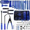 Wetado Automotive Interior Removal Tool Set, 200-Piece Tool Set for Removing Car Interior Parts, Plastic Panel Fasteners, Tool Set for Removing Car/Ex