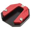 Motorcycle Side Stand Plate Pad High Strength Kickstand Pad Plate Support Accessory Red