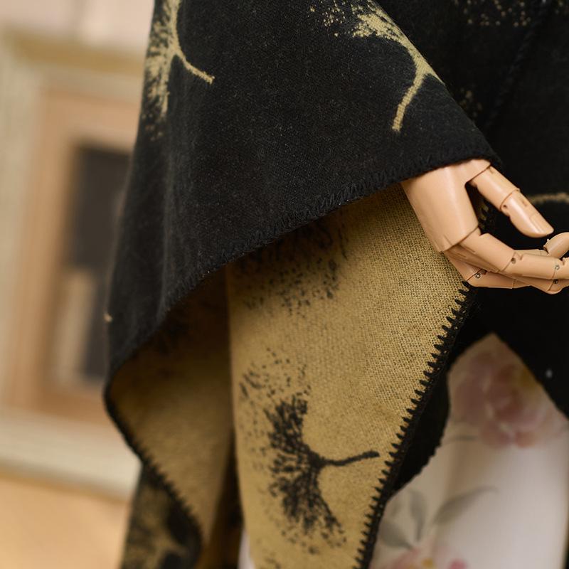 Women's Ethnic Style Shawl - 2025 Autumn/Winter Collection - Cozy Cloak for Travel and Everyday Wear