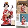 Beautifully 12Inch Kimono Toy Figurines Optional Cloth Statue for Japanese Culture Enthusiasts and Collectors