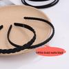 Matte Wave Unisex Headband for Long Hair & Makeup