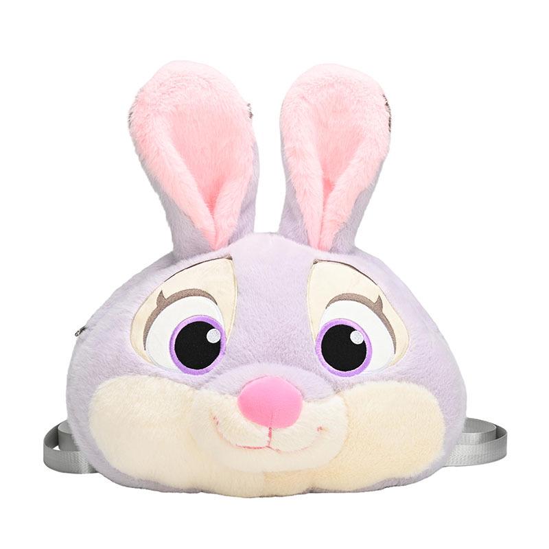 Zootopia Nick Wilde & Judy Hopps Plush Backpack - Cute Big Head Fox & Rabbit School Bag