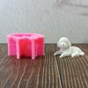 Animal Dog Statue Silicone Molds for Candle Soap Chocolate Candy Cake Fondant Decoration Cement Gypsum Silicone Molds