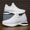 Fashion Fashion Mens Casual Platform Sneakes Lace-Up Trainers Breathable Vulcanized Shoes Light Leisure Walk Mesh Shoes Treking Footwear