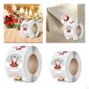 500 Pieces Christmas Labels Stickers 1 Roll Sealing Merry for Cards