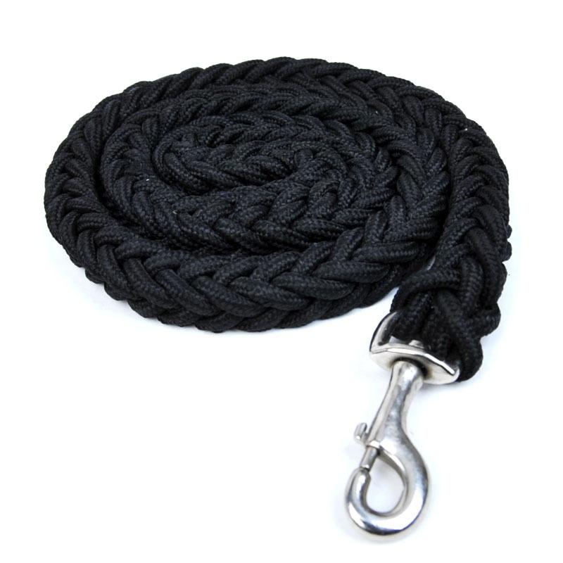 Large Dog Leash Nylon Braided Traction Rope Pet Walking Thick Hand Rope For Bulldog Rottweiler Hound Dogs Accessories