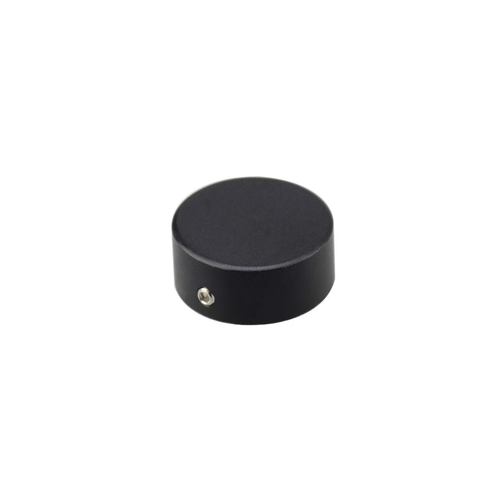 Guitar Effects Pedal Footswitch Secures with Three Screws and Includes Two 10 Caps, Hats, Wrenches, Pieces/Set (Black)