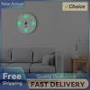 8-inch Glow In The Dark Clocks Battery Operated Silent Non-Ticking Wall Clocks Luminous Wall Clock for Living Room Bedroom Decor