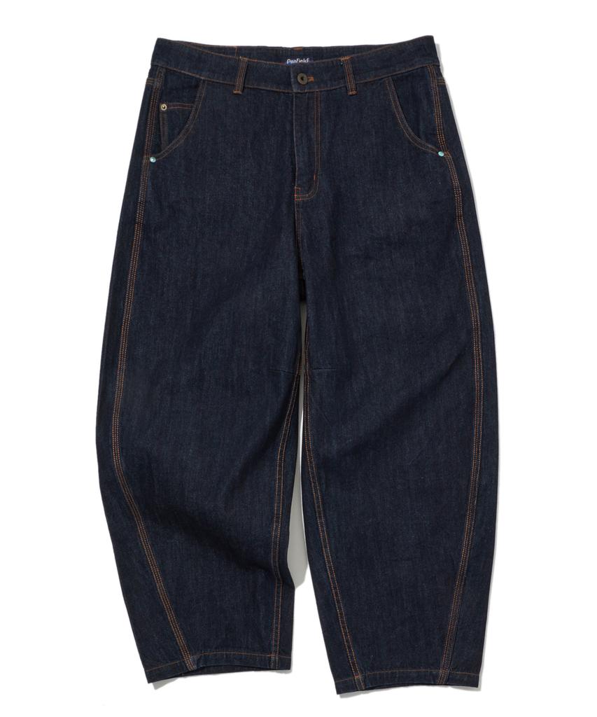 PENFIELD 1975 One Washed Barrel Denim Pants Indigo_Fs1Wp07U