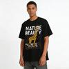 Vintage Giraffe Nature Beauty Graphic Casual T-Shirt Pure cotton T-shirt