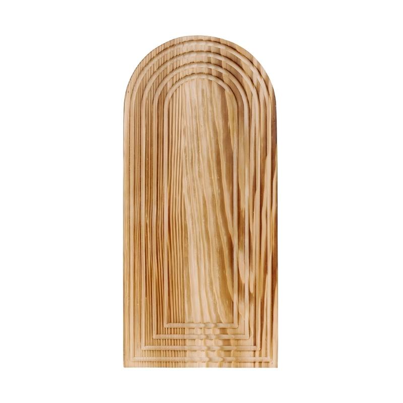 Natural Timber Wall hungry Display For Home Office Enhancement And Limited Space Cultivation