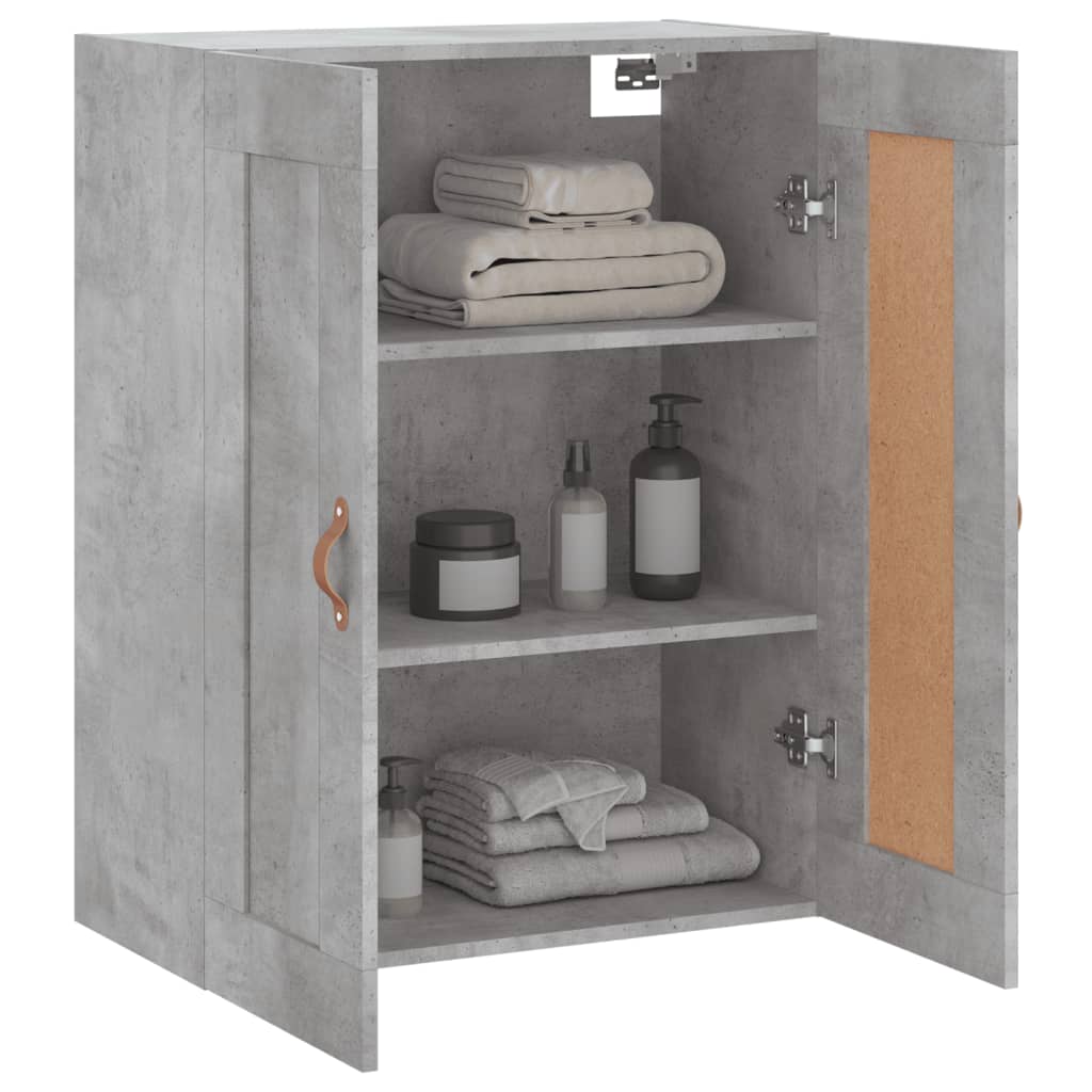 Wall Cabinet Concrete Grey 69.5 x 34 x 90 cm Particleboard