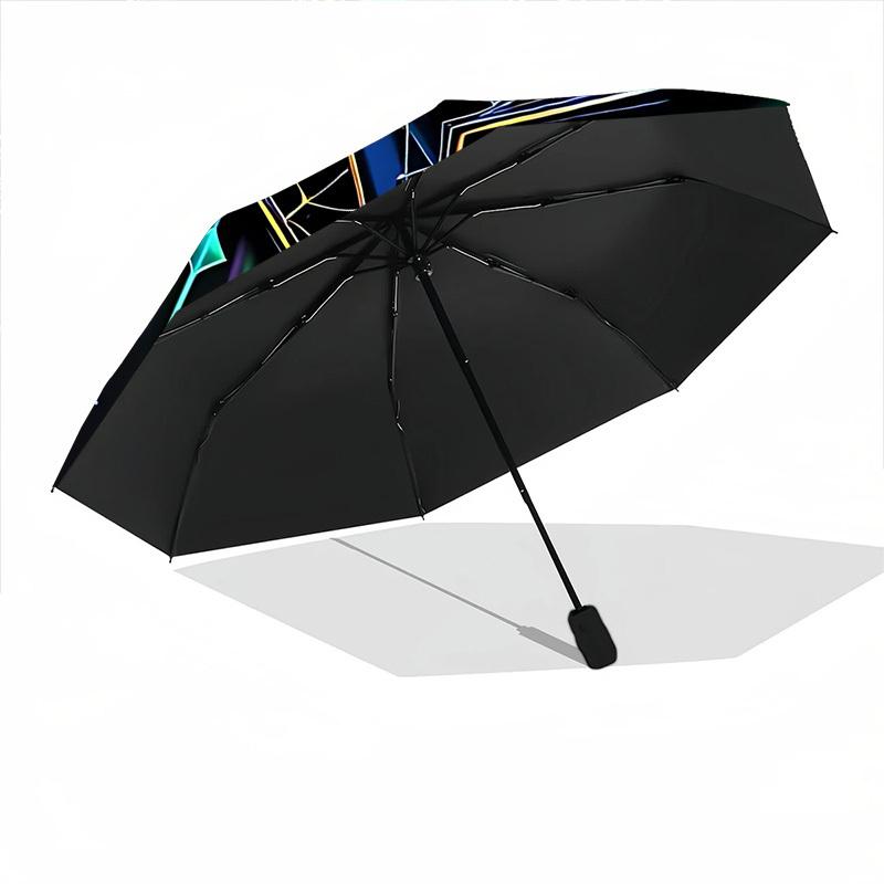 1pc Cosmic Star Automatic Umbrella - Automatic Opening And Closing, Sturdy Iron Frame, Formal Occasions Yy251018111