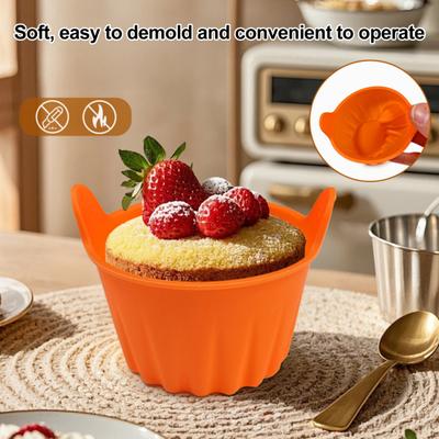 Yousheng Silikonové košíčky na muffiny Potravinářské nepřilnavé košíčky na cupcakes na muffiny, bonbóny Opakovaně použitelné držáky na dorty pro večírky