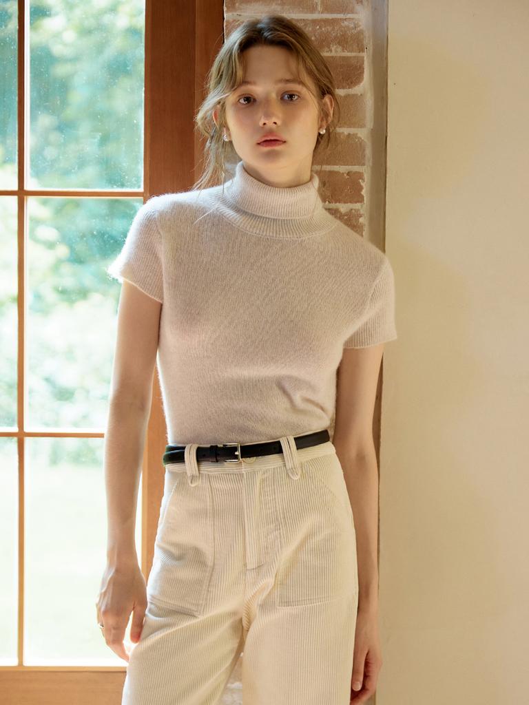 LENINA Terre Cashwool Pollar Knit_3Colors