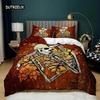 Skull Deadpool Duvet Cover Set 240X220 200X200 Bedding Set Twin Queen King Double Bed Linens Quilt Cover Bedclothes Big Hand
