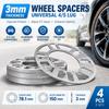 Aluminum Alloy Wheel Spacers Universal for 4/5 Lug Corrosion Resistant