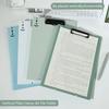 Foldable A4 Vertical Clip Board Dual Purpose Document Pad Acrylic Writing Pad  Office Supplies