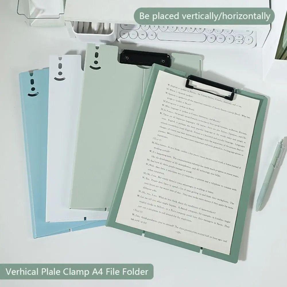 Foldable A4 Vertical Clip Board Dual Purpose Document Pad Acrylic Writing Pad  Office Supplies