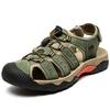 2023 Plus Size Men's Genuine Leather Closed-Toe Casual Outdoor Summer Sandals