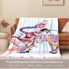 Gruppo di Ragazze Anime K-POP  Coperta Morbida Calda delle Quattro Stagioni  Copriletto Spesso a Maglia in Poliestere per Tutte le Stagioni per Letto, Campeggio, Viaggio  Regalo Perfetto