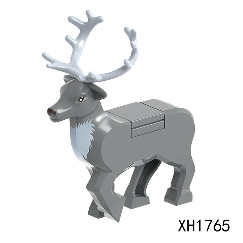 Magic Movies Medieval Animal Figure Building Blocks Dragon Elk Wild Boar Bighorn Sheep Dog Mini Model Bricks Toys DIY Kids Gifts
