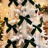 Diy Christmas Tree Bowknot Pendant Elegant Portable Xmas Tree Hanging Ornament Reusable Lightweight Christmas Decoration Charms