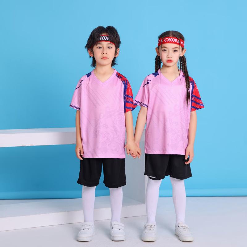 Children'S Football Uniform Game Uniform Summer Sports Short Sleeve Suit Boys Students Light Board Jerseys