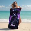 Personalized Monster Truck Adventure Beach Towel Microfiber Beach Towel Thin Absorbent for Beach Swimming Yoga Bath Sports. 091083