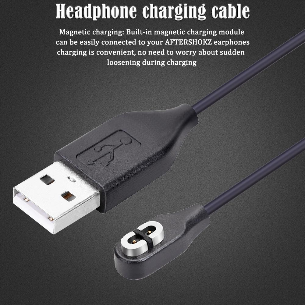 

fr Кабель для зарядки наушников для AfterShokz Aeropex AS800/OpenComm ASC100 Charger 100cm