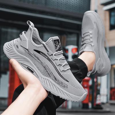Summer Men's New Mesh Breathable Versatile Platform Anti Slip Soft Bottom Lightweight Sneakers Casual Trendy Shoes Trainer Men