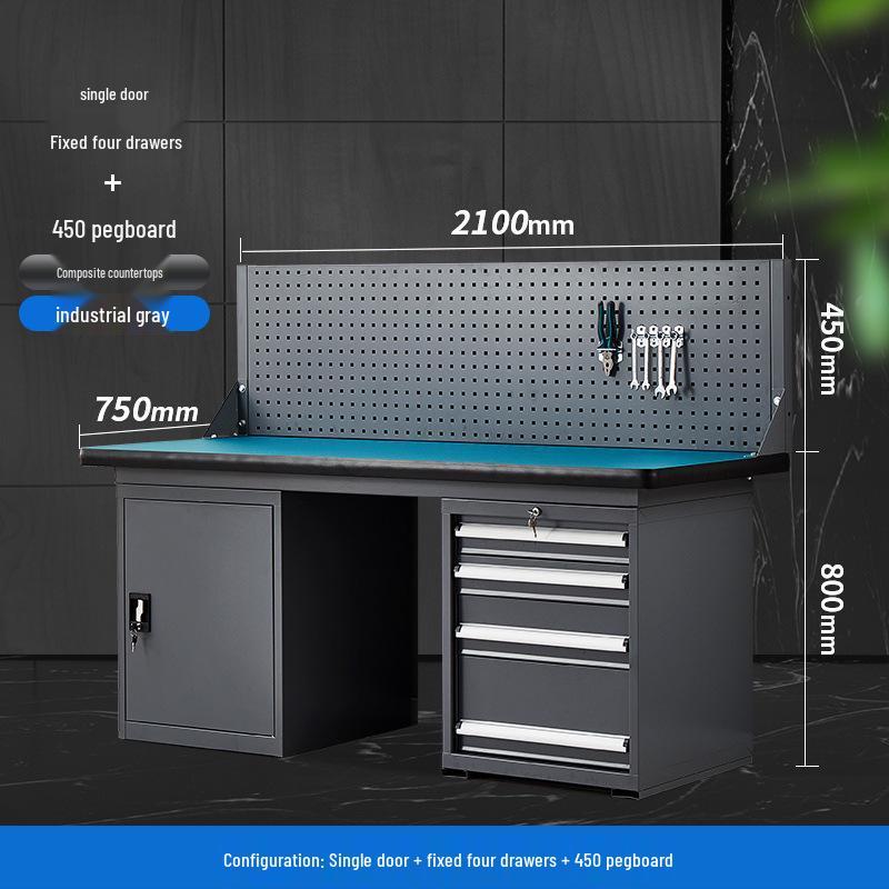 Heavy-Duty Stainless Steel Anti-Static Workbench for Laboratory and Workshop Use
