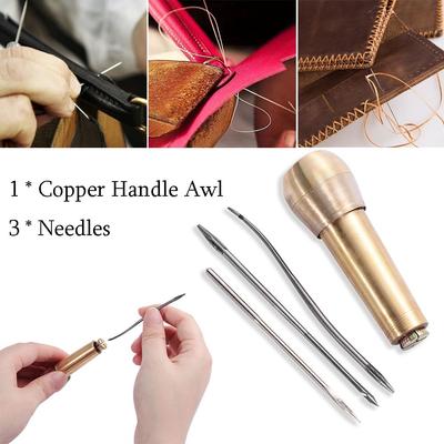 Hand Stitcher Taper Sewing Supplies Sewing Awl Shoes Repair Tool Leather Craft Needle Tool Kit