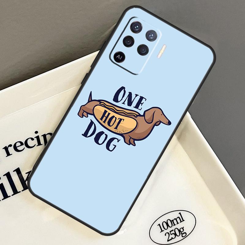 Dachshund Dog For Oppo A18 A38 A58 A78 A98 A5 Pro A96 A76 A16 A94 A74 A54 A15 A40 A60 A80 A17 A57 A77 Case