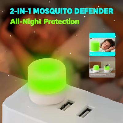 3/6Pcs Mosquito Repellent Night Light Led Mosquito Repellent Light Creative Portable Usb Home Bedroom Mini Night Light