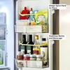 3pcs RV Refrigerator Stabilizing Rods -Heavy-Duty -Tip Door Support with Adhesive Strips, Fridge Organizer for RV/Camper/Camping