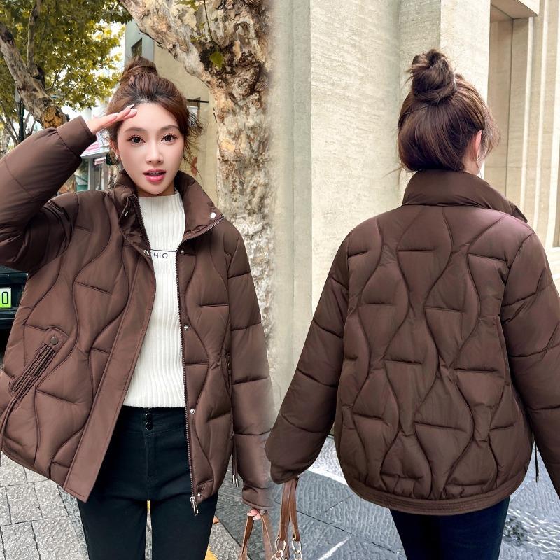 Small down padded jacket short jacket winter new stand-up collar thickened fashion women's padded jacket