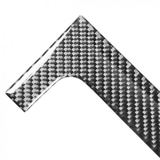 3Pcs Carbon Fiber Interior Headlight Switch Cover Trim For Ford Mustang 2005-09