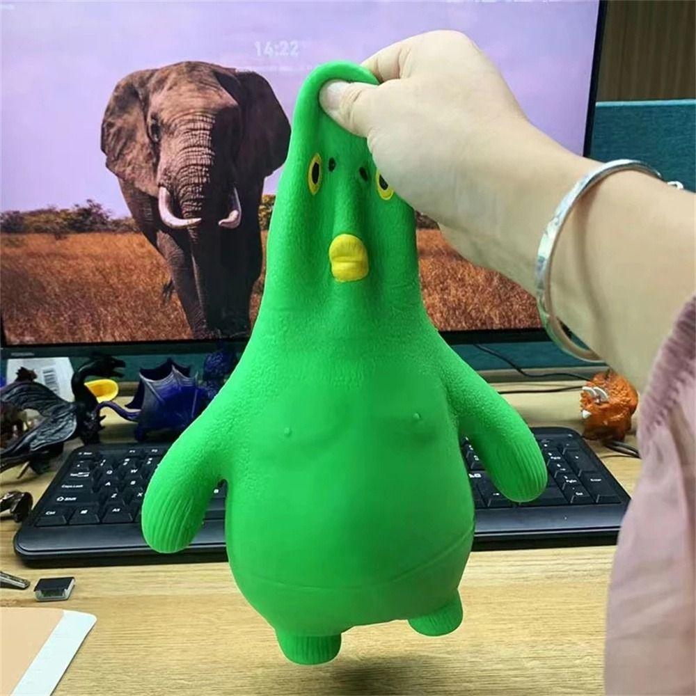 Spongy Silly Fish Animals Toys Squeeze Toy Fidget Green Fish Squeeze Green Fish Green Head Fish