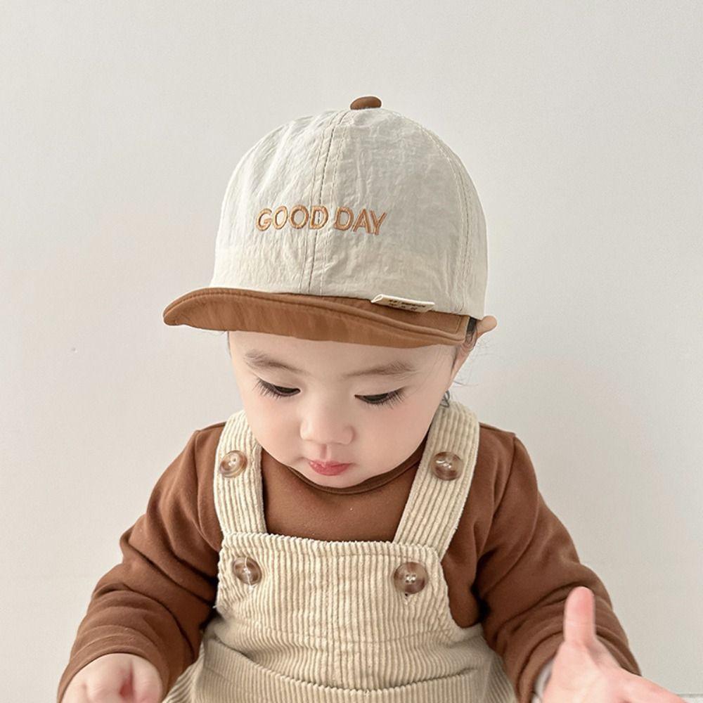 Ins Summer Letter Baseball Cap Quick-drying Thin Baby Peaked Hat Breathable Soft Children Visors Cap
