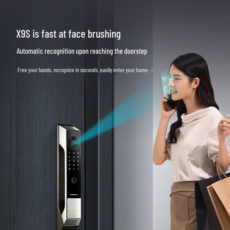 TCL X9S 3D Face Recognition Smart Door Lock