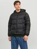 Демисезонная куртка Jack & Jones Jjetoby Puffer Hood SN (12235859) black