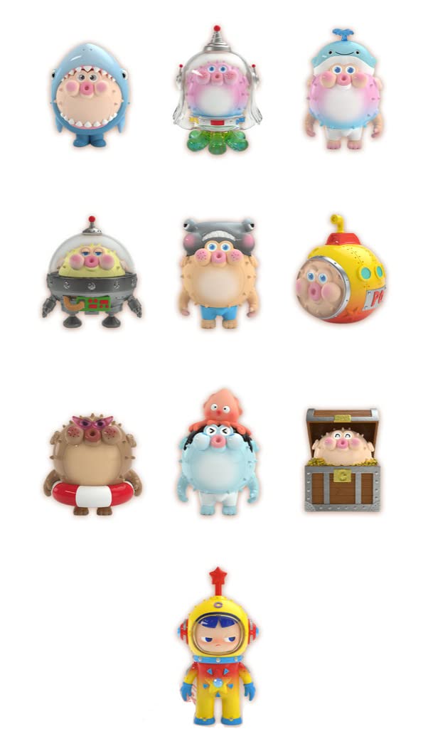 

HIDDEN WOOO x CHUBBY FAMILY CHUBBYPOPO Ocean Series TRADITION VER. PVC Trading Figures, Box of 9