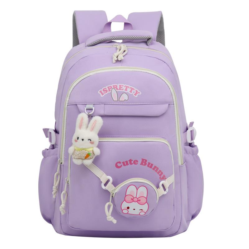 Schoolbag schoolbag primary school students cute junior high school students versatile fashion backpack simple high school leisure large capacity bag