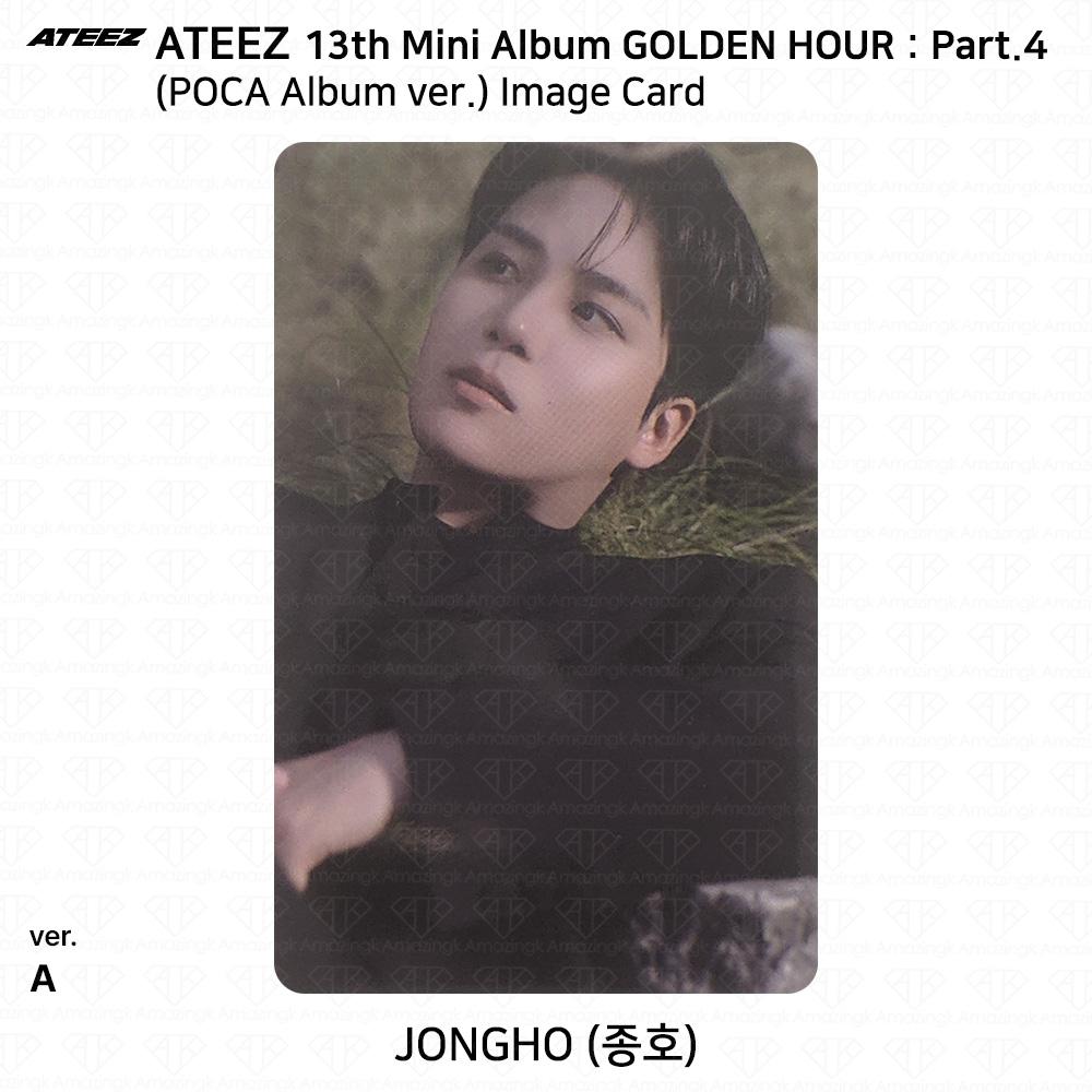 ATEEZ 13. Mini-Album Golden Hour Teil 4 POCA Album Version. Fotokarte