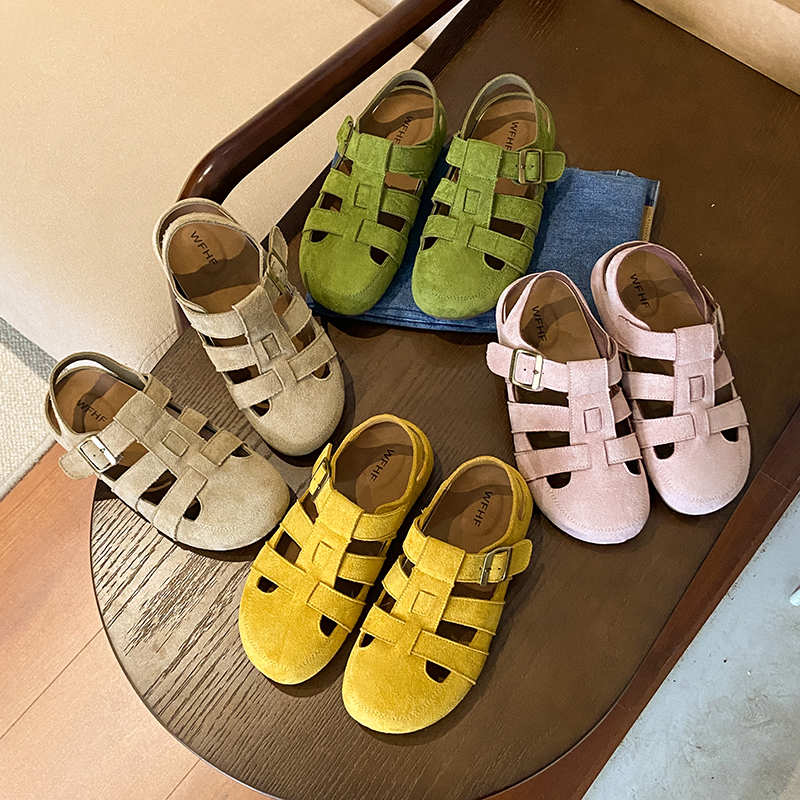 Fashion Thick Bottom Appearance Increases Green Sandals For Women Horse Slippers Luxury Brands Shoes Woman Sneakers Sport Retro