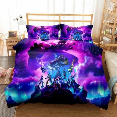 Conjunto de cama infantil Play Station King Queen Double Full Twin Single Size Conjunto de roupa de cama
